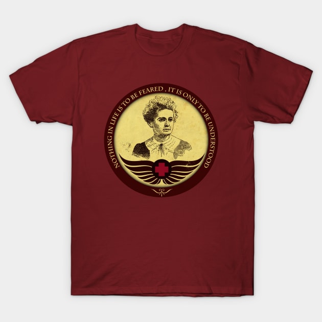 Art of Medicine: Marie Curie T-Shirt by CTShirts